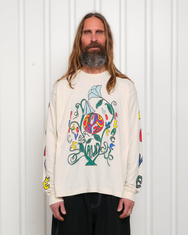 Story Mfg. Grateful Tee LS - Peace Plant