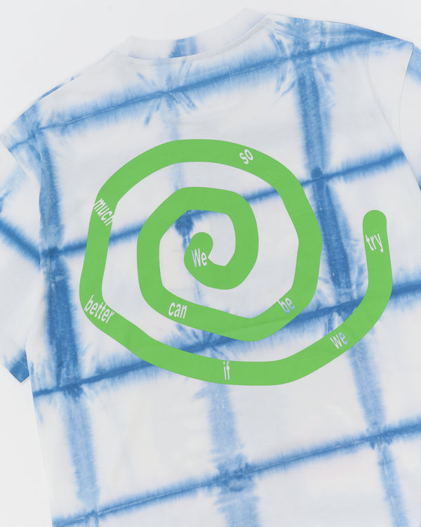 Story Mfg. Grateful Tee SS - Indigo Kitten Courage