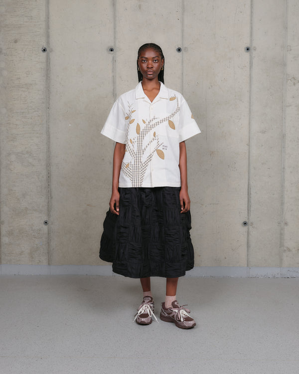 Story Mfg. Greetings Shirt SS - Ecru Tree