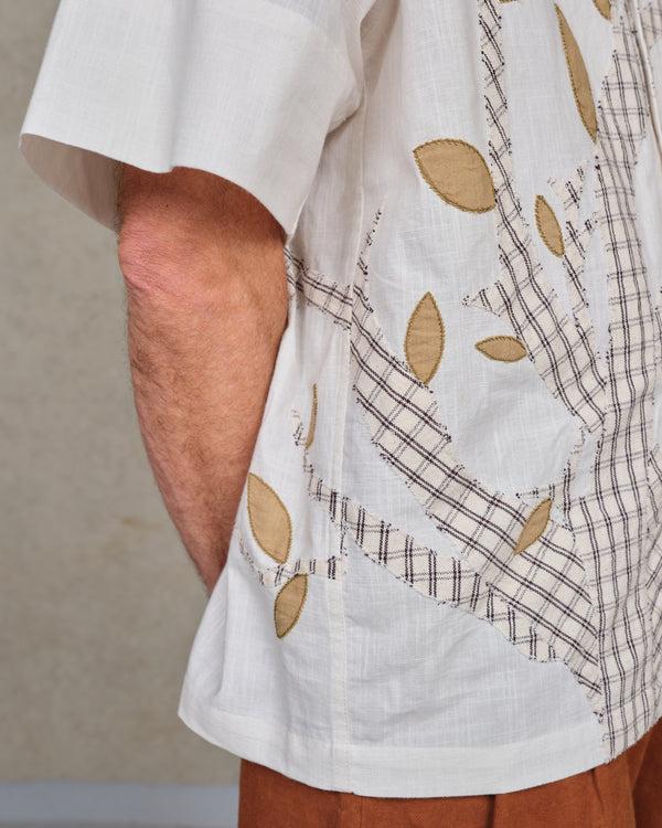 Story Mfg. Greetings Shirt SS - Ecru Tree