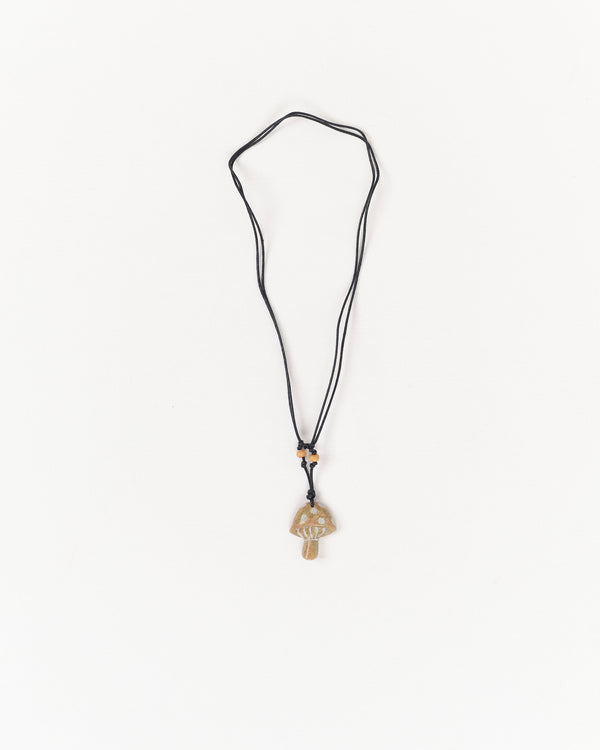 story mfg. Hand Carved Necklace - Mushroom
