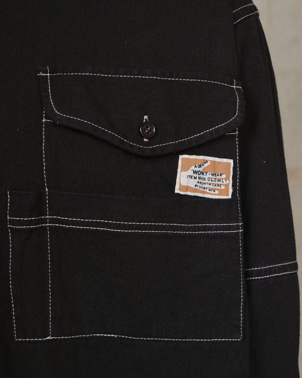 Story Mfg. Harvest Shirt - Black Wonky-Wear