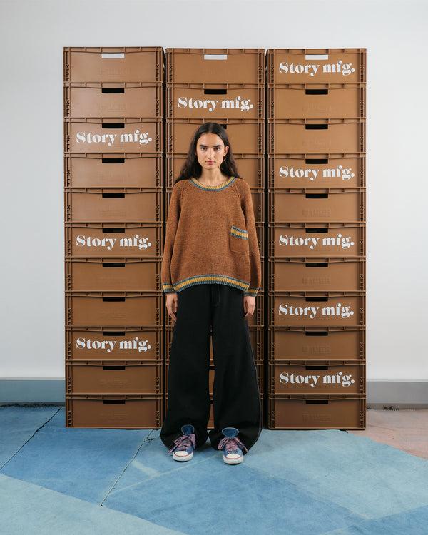 Story Mfg. Home Pants - Black Wonky-Wear