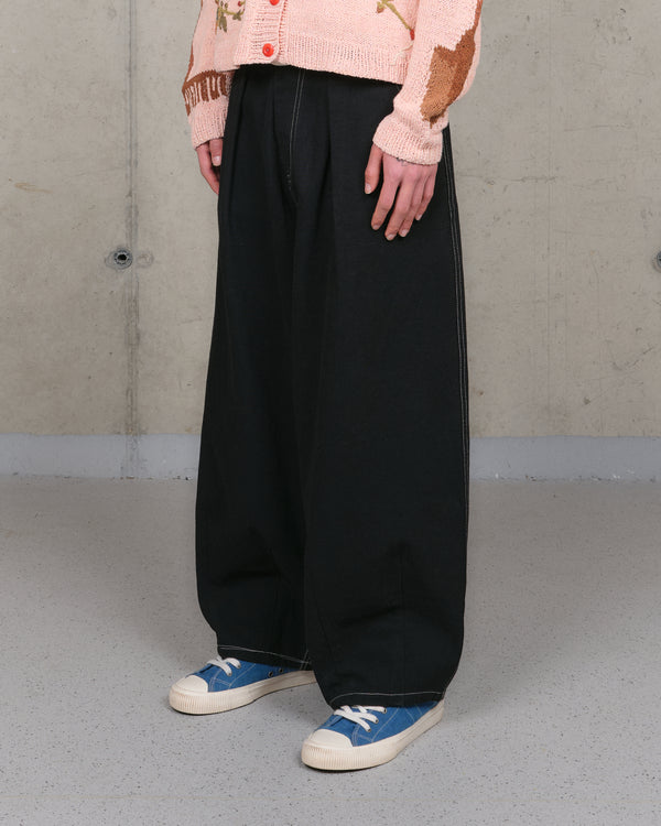 story mfg. Lush Pants - Black Wonky-Wear