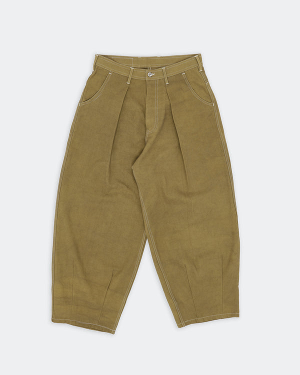 Story Mfg. Lush Pants - Olive Wonky-Wear