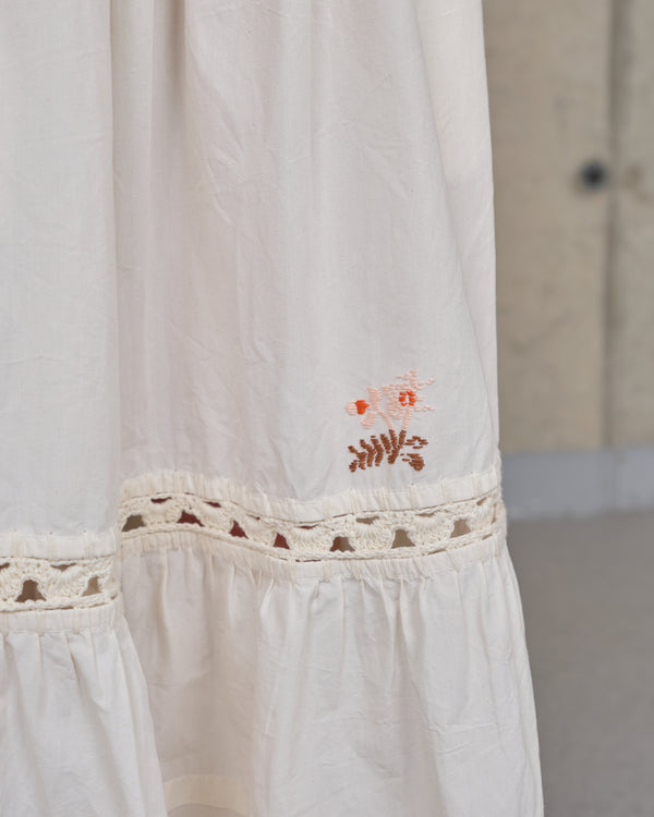Story Mfg. Nutmeg Skirt - Interrupted Embroidery