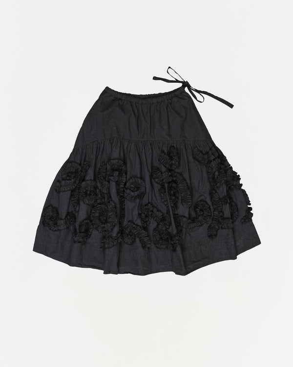 Story Mfg. Orbit Skirt - Black Fossil