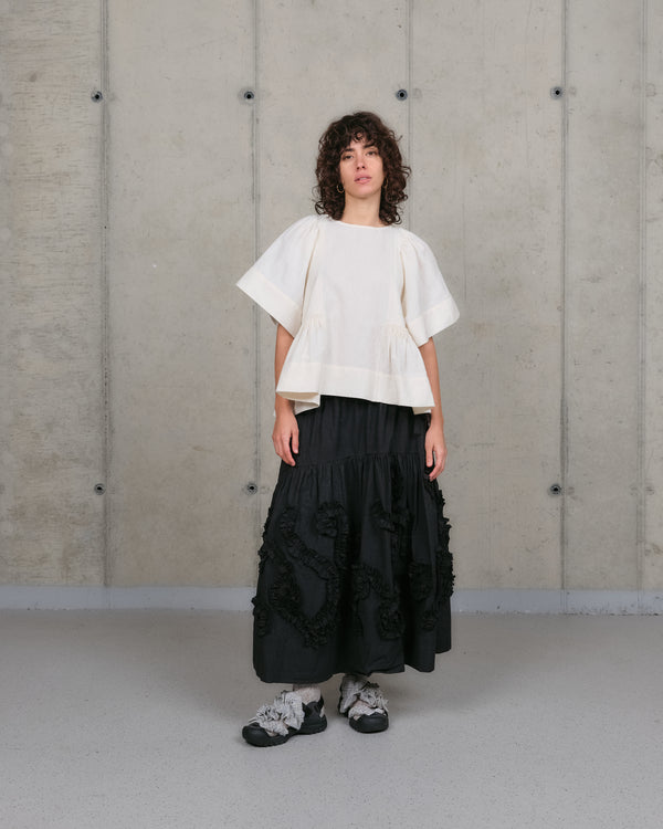 Story Mfg. Orbit Skirt - Black Fossil