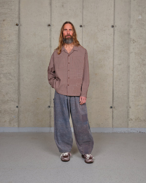 Story Mfg. PA Shirt LS - Brown Check