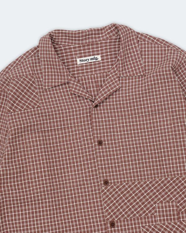 Story Mfg. PA Shirt LS - Brown Check