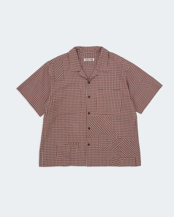 Story Mfg. PA Shirt SS - Brown Check