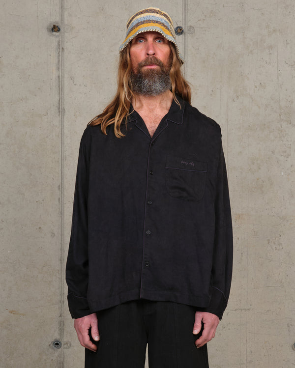story mfg. PJ Shirt - Black Tencel