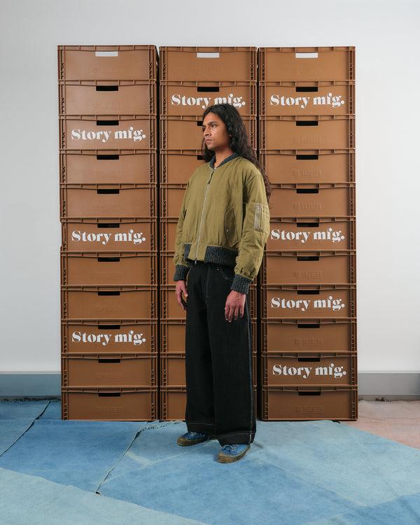 Story Mfg. Poetry Pants - Black Wonky-Wear