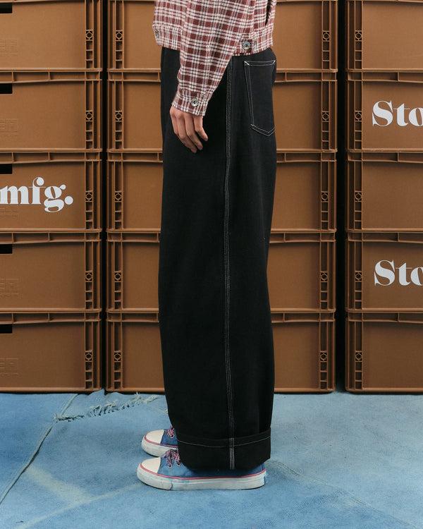 Story Mfg. Poetry Pants - Black Wonky-Wear