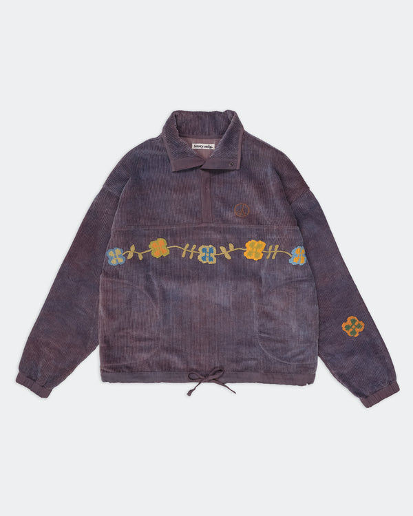 Story Mfg. Polite Pullover - Purple Corduroy