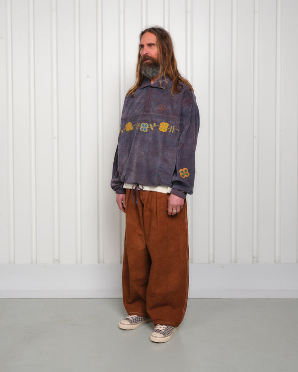 Story Mfg. Polite Pullover - Purple Corduroy
