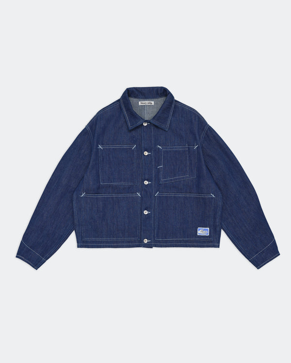Story Mfg. Post Jacket - Indigo Selvedge Denim