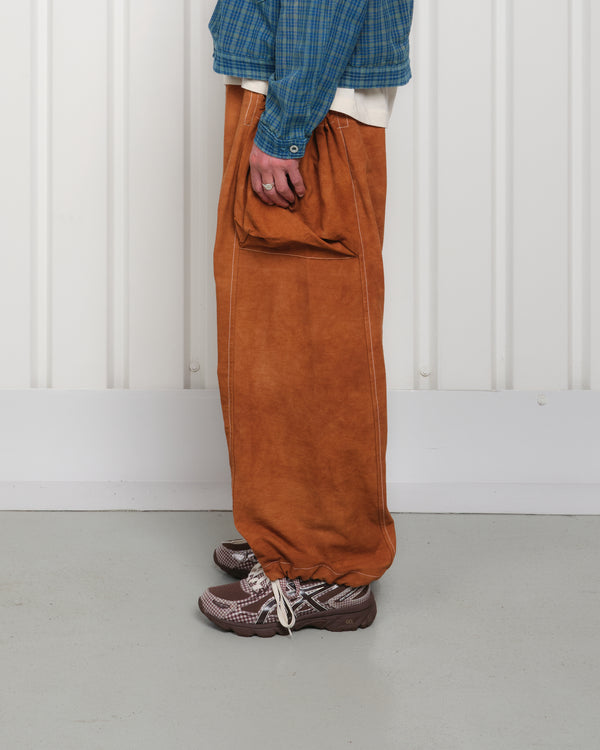 Story Mfg. Salt Pants - Brown Contrast Slub