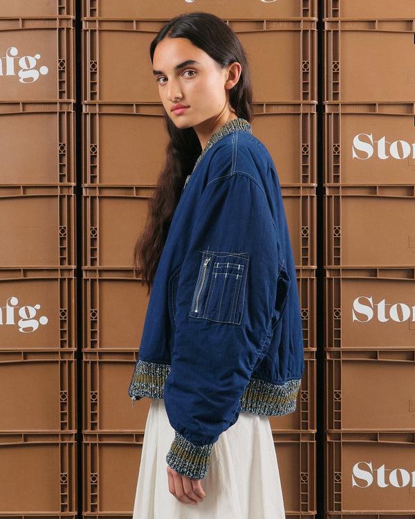 Story Mfg. Seed Bomber - Indigo Wonky-Wear