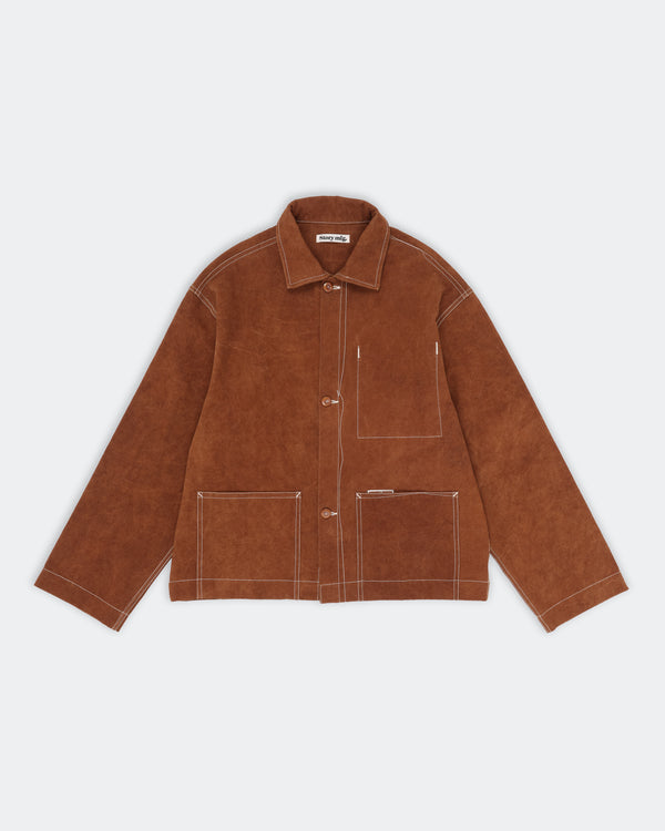 Story Mfg. Short On Time Jacket - Brown Wonky-Wear