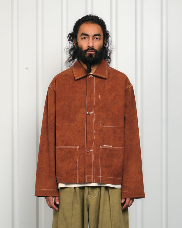 story mfg. Short on Time Jacket - Brown Wonky-Wear