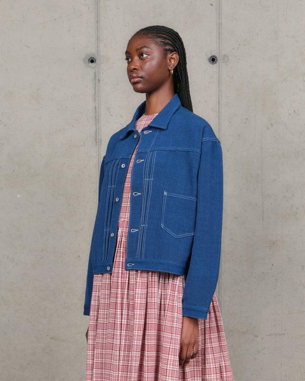 Story Mfg. Sundae Jacket - Indigo Handloom