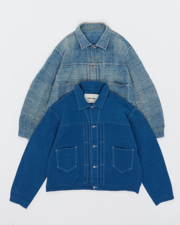 Story Mfg. Sundae Jacket - Indigo Handloom