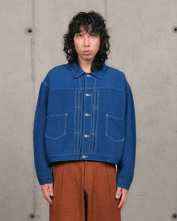 story mfg. Sundae Jacket - Indigo Handloom