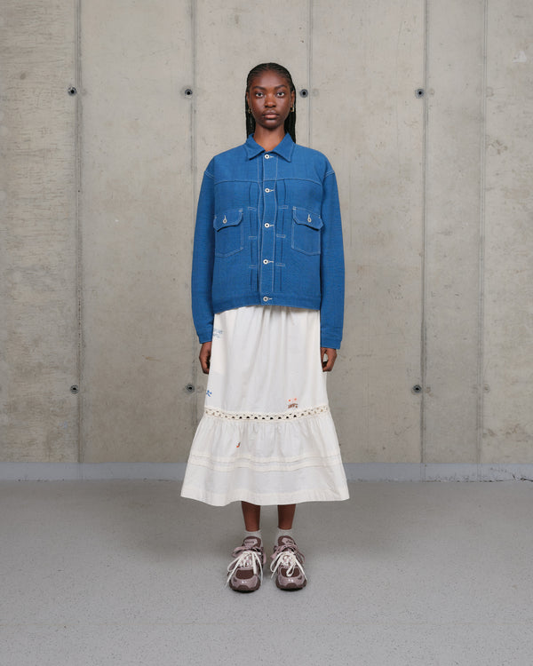 Story Mfg. Tuesday Jacket - Indigo Handloom