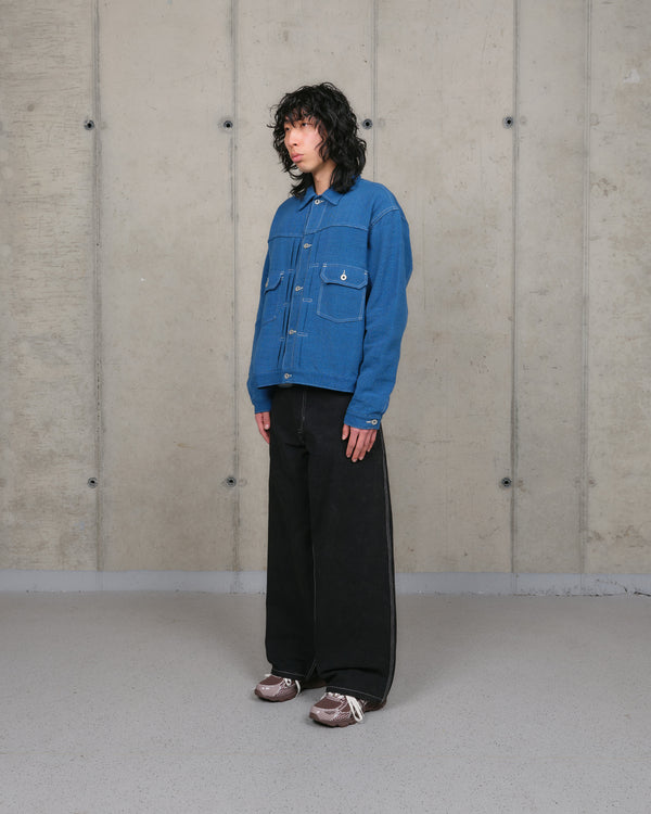 Story Mfg. Tuesday Jacket - Indigo Handloom
