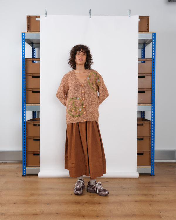 Story Mfg. Twinsun Knit Cardigan - Pink Peace