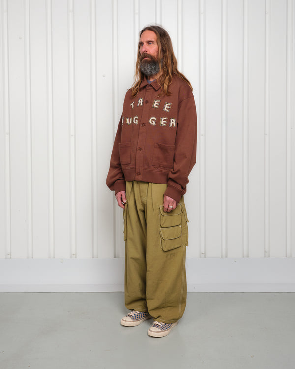 Story Mfg. Walking Cardigan - Brown Tree Hugger