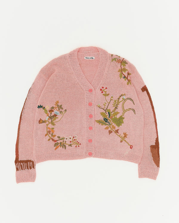Story Mfg. Sunwell Knit Cardigan - Pink Diggin' The Earth