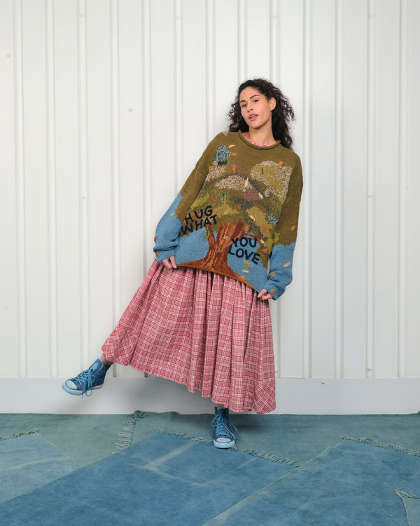 Story Mfg. Twinsun Knit Rollneck - Olive Hug What You Love