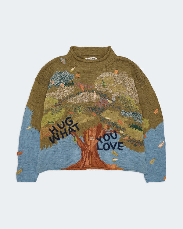 Story Mfg. Twinsun Knit Rollneck - Olive Hug What You Love