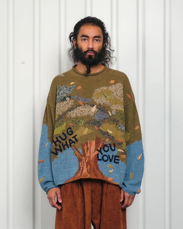 story mfg. Twinsun Knit Rollneck - Olive Hug What You Love