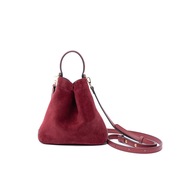 Stow Mini Curve Leather Crossbody Strap