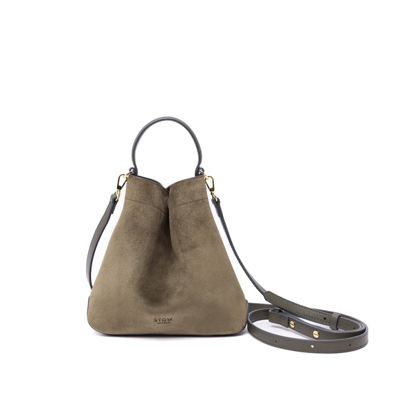 Stow Mini Curve Leather Crossbody Strap