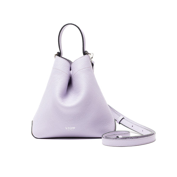 Stow Mini Curve Leather Crossbody Strap