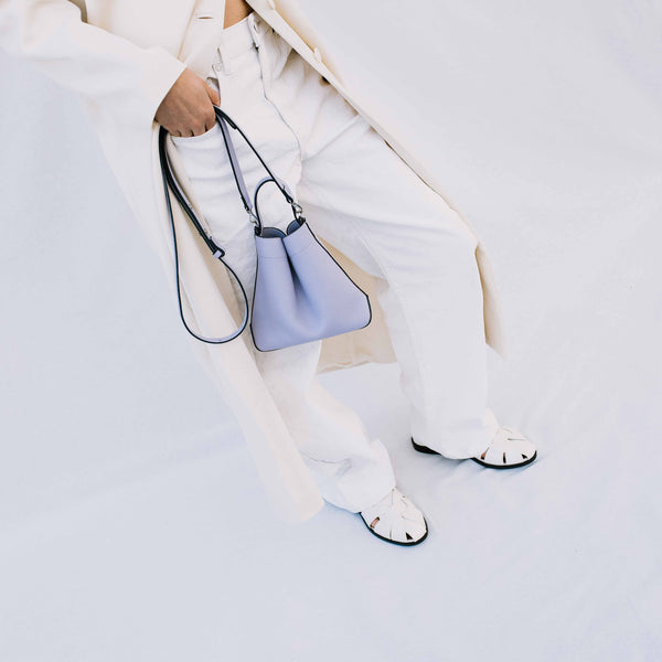 Stow Mini Curve Leather Crossbody Strap