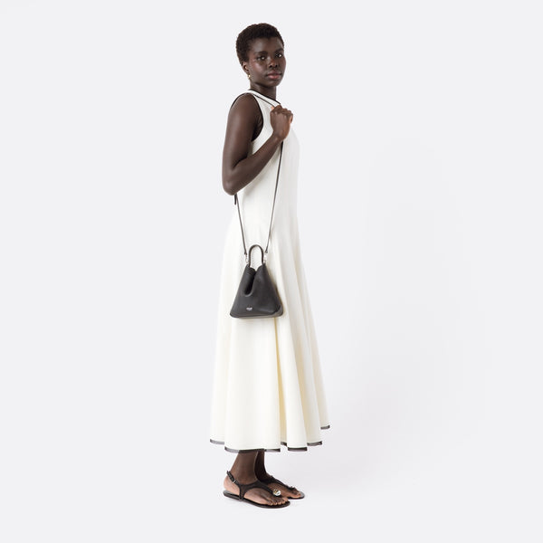 Stow Mini Curve Leather Crossbody Strap