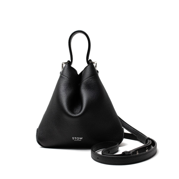 Stow Mini Curve Leather Crossbody Strap