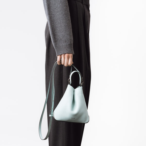 Stow Mini Curve Leather Crossbody Strap