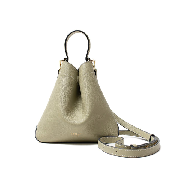 Stow Mini Curve Leather Crossbody Strap