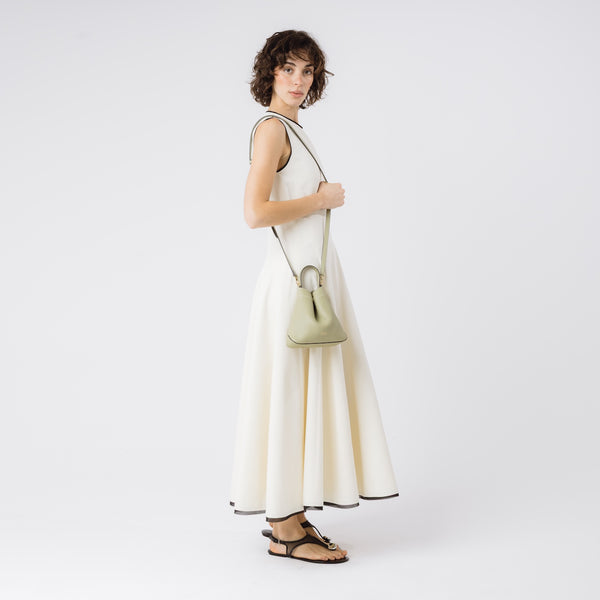 Stow Mini Curve Leather Crossbody Strap