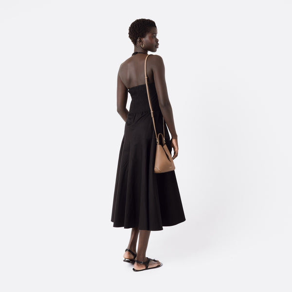 Stow Mini Curve Leather Crossbody Strap