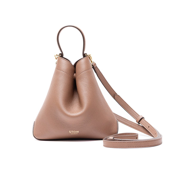 Stow Mini Curve Leather Crossbody Strap
