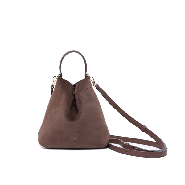 Stow Mini Curve Leather Crossbody Strap