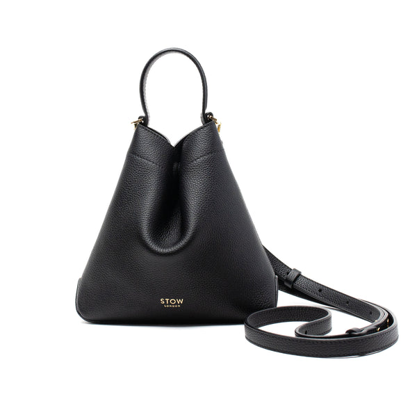 Stow Mini Curve Leather Crossbody Strap