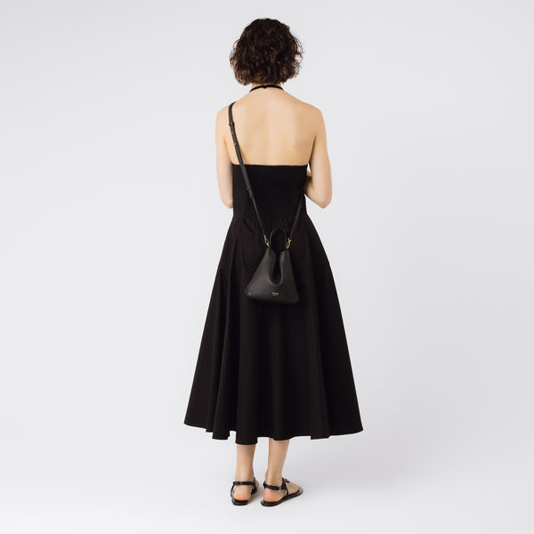 Stow Mini Curve Leather Crossbody Strap